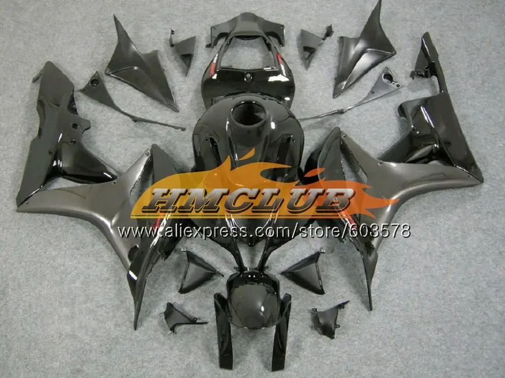 Injection For HONDA CBR 600 RR CBR600 RR 2007 2008 Gloss Black 74CL.86 CBR600RR CBR 600RR 600F5 CBR600F5 F5 07 08 OEM Fairings - Цвет: No. 23