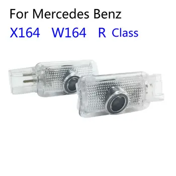 

2pcs Car Led Door Welcome Light Projection Logo For Mercedes Benz W251 R Class W164 ML X164 GL R400 R320 R350L ML300 ML450 ML500