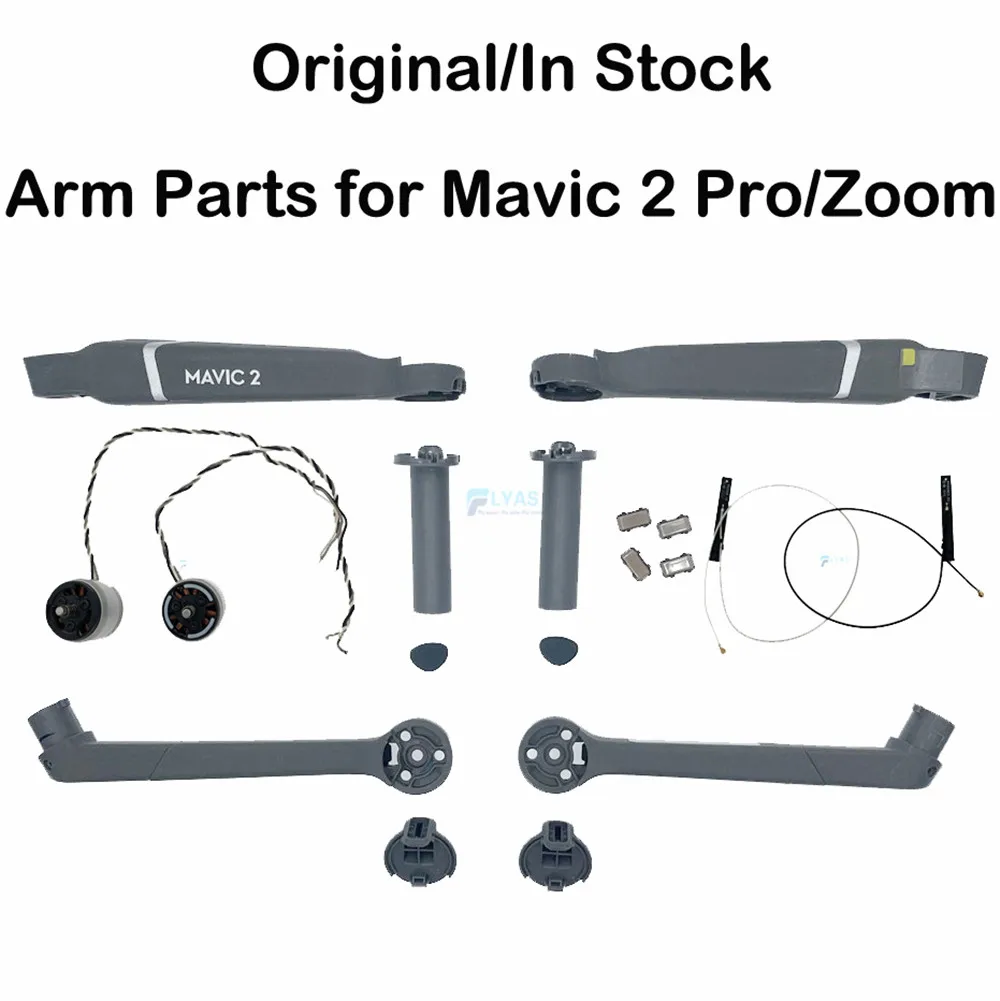 Genuine DJI Mavic 2 Pro Zoom Arm Part - Shell/CW CCW Motors/Landing Gear/LED Cover/Antenna Cable/Propeller Mounting Plate |