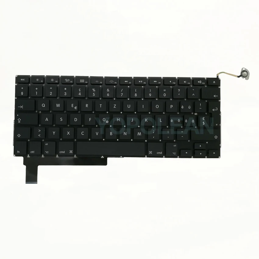 3 шт. новая швейцарская клавиатура для MacBook Pro, моноблок 1" A1286 2009-2012 лет