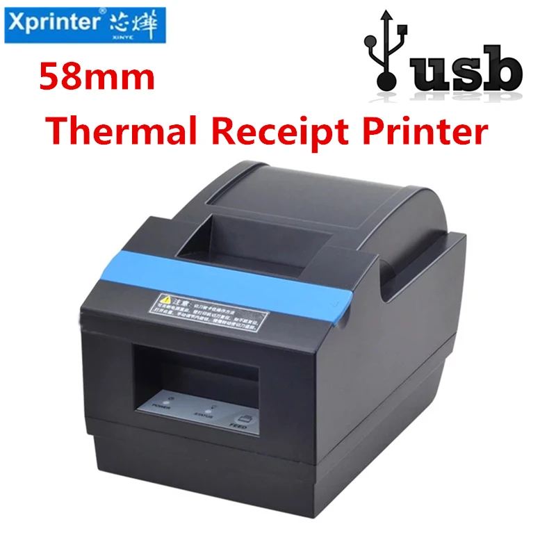 Термопринтер Xprinter для чеков 20 мм-58 мм Bluetooth POS-принтер с автоматическим резаком