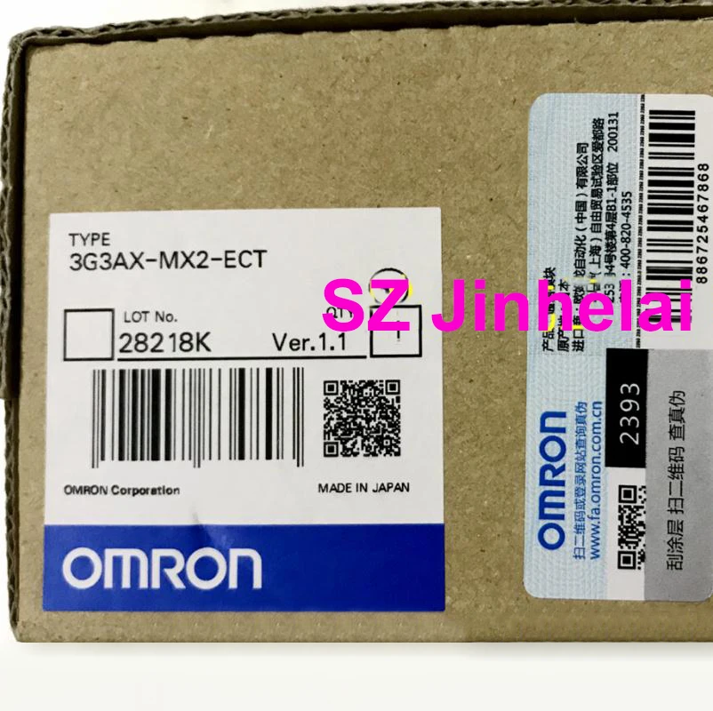 OMRON 3G3AX-MX2-ECT подлинный блок связи Ethernet Cat