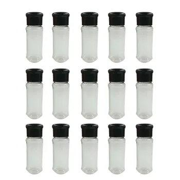 

Pepper Shakers Bottles Spice Salt Condiment Sugar Cocoa Powder Seasoning Jar