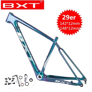 

Carbon Mountain Bike Frame 29er Boost 148*12mm MTB Bicycle Frame Disc Brake Full Carbon Fibre Frame Bike 29er S/M/L Carbon Frame