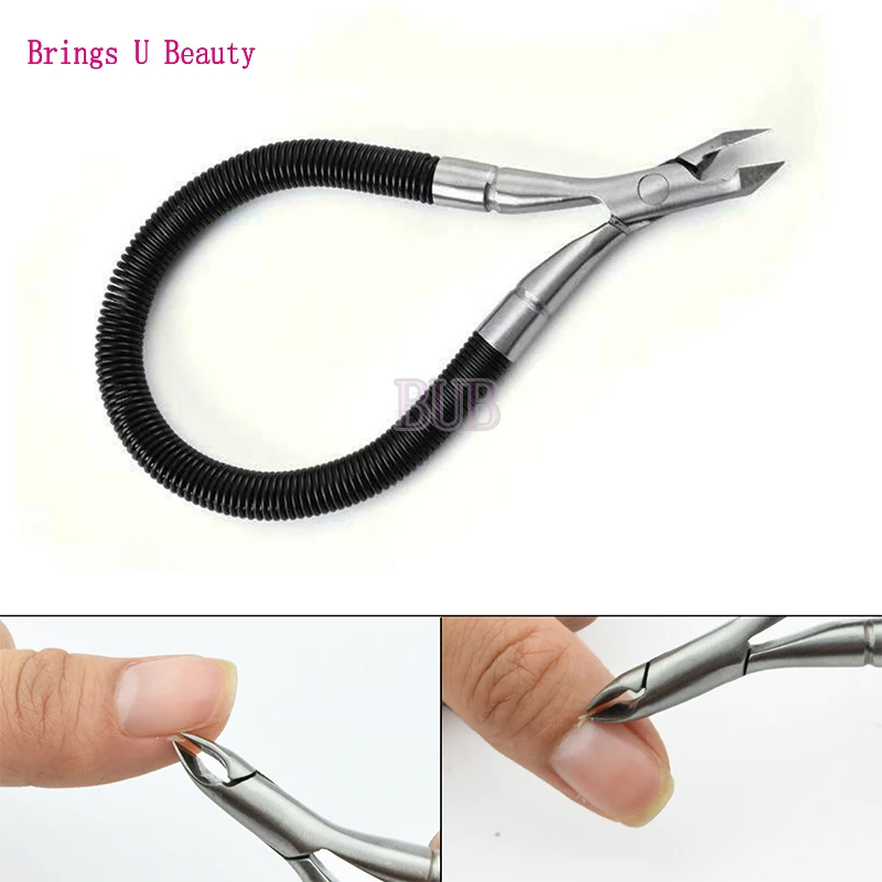 

Grip & Snip Spiral Spring Cuticle Trimmer Nippers Cleaner Nail Gap Remover Dead Skin Rescue Hangnail Paronychia Manicure Tools