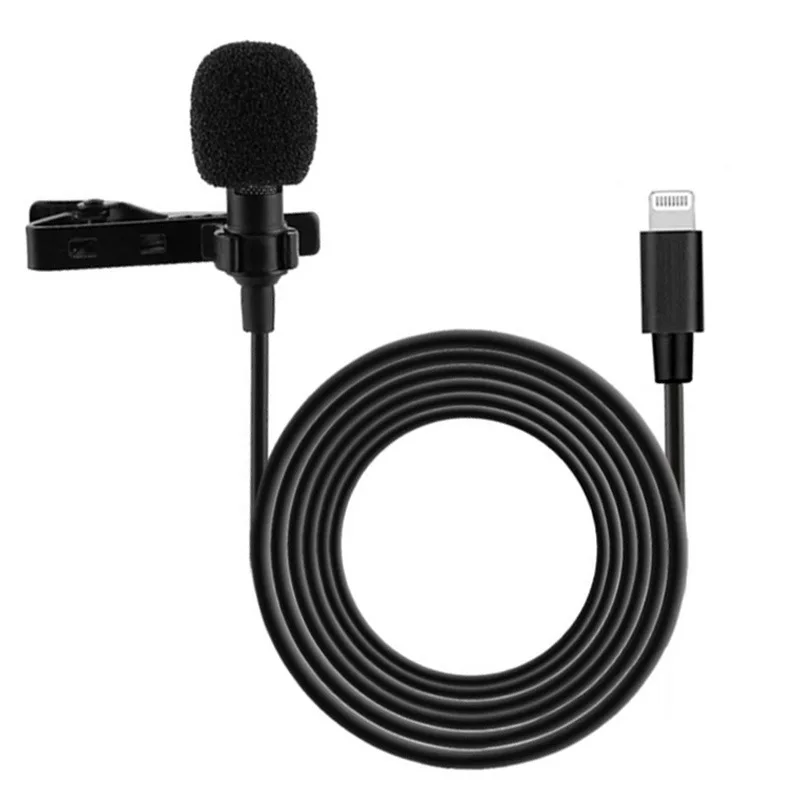 Buttonhole Mini Lavalier Microphone Lapel For iPhone Android Do Mobile Cell Phone Smartphone Gaming Mikrofon Mic Micro Tie USB