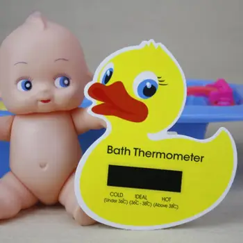 

Cartoon Duck Water Thermometer Swimming Toy Test Temperature Water Thermometer for Children Baby Kids