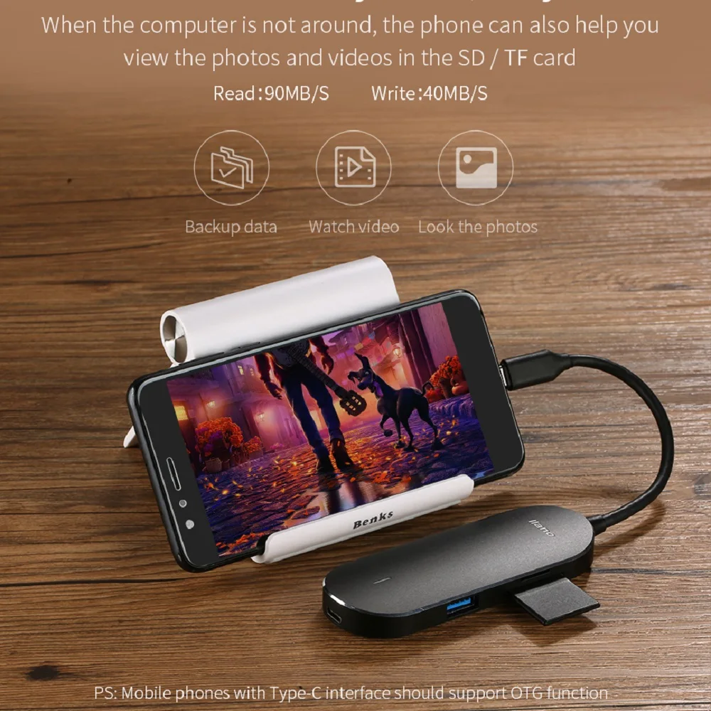 LLANO USB док станция все в одном C к HDMI кардридер RJ45 PD адаптер для MacBook/Samsung/Galaxy S9 /S8/+ Type