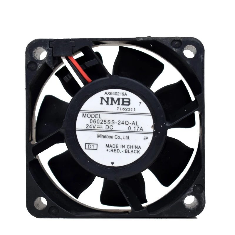 Для НМБ 06025ss-24q-al 24V 0.17a 6025 60*60*25 мм охлаждающий вентилятор
