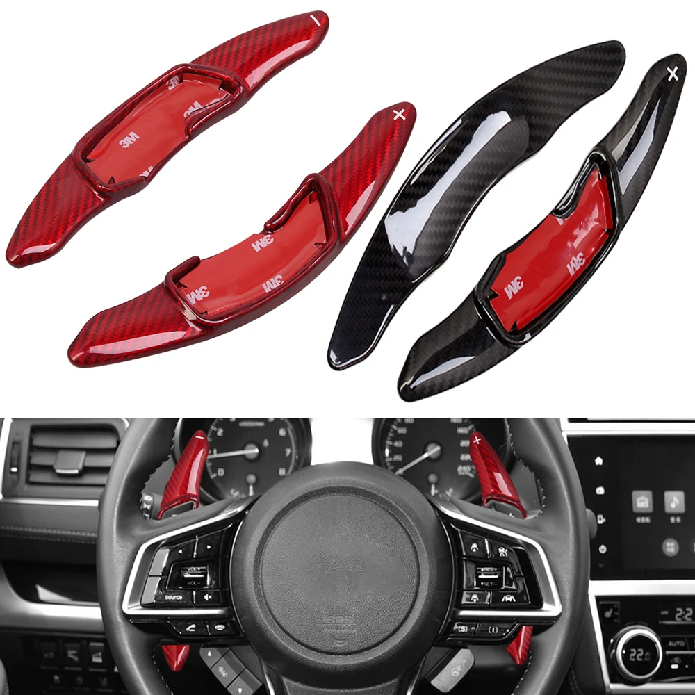 

Car styling For Subaru GT86 XV BRZ Forester Legacy Outback WRX Real Carbon Fiber Steering Wheel Shift Paddles Shifters Extension