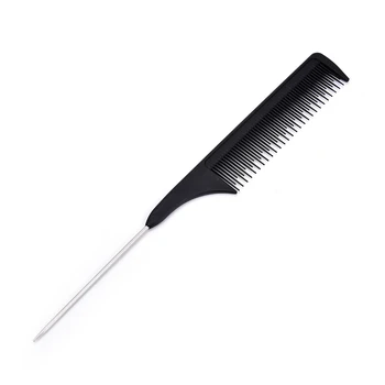 

2 Use Plastic Metal Hair Dye Coloring Brushes Comb Barber Salon Tint Hairdressing Styling Tools Hair Color Combs
