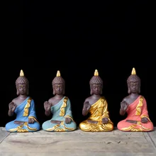 Чай ПЭТ фиолетовый; песок керамика творческие новые украшения Sakyamuni украшения дома