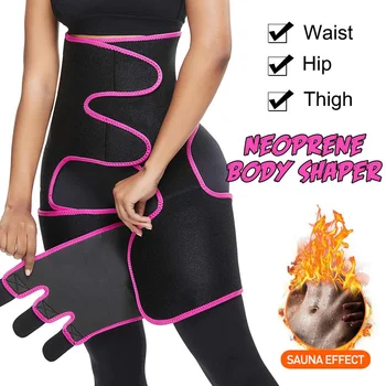 

Neoprene Slim Thigh Trimmer Leg Shapers Push Up Waist Trainer Fat Burning Heat Compress Weight Loss Slimming Belt