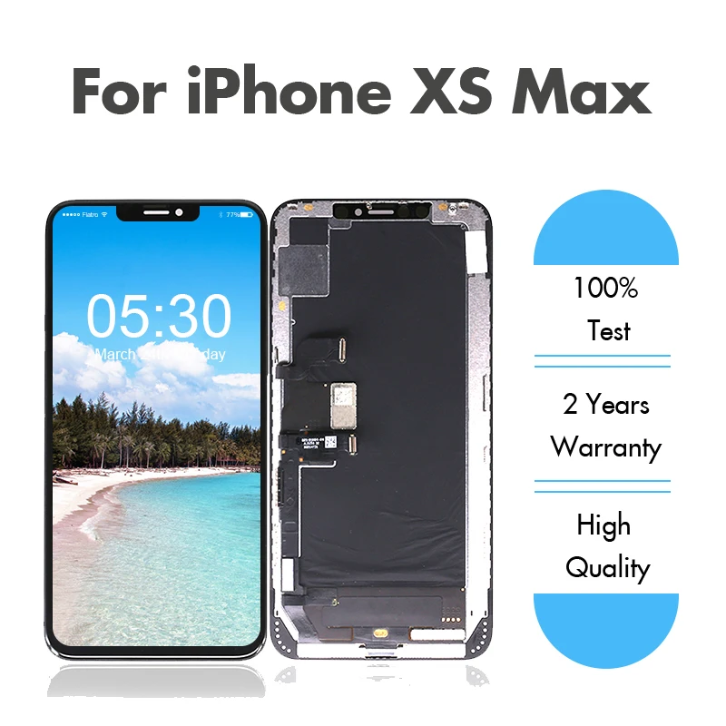 5 шт./лот ЖК-дисплей для iPhone XS MAX дисплей сенсорный экран дигитайзер сборка для iPhone XS MAX экран DHL EMS