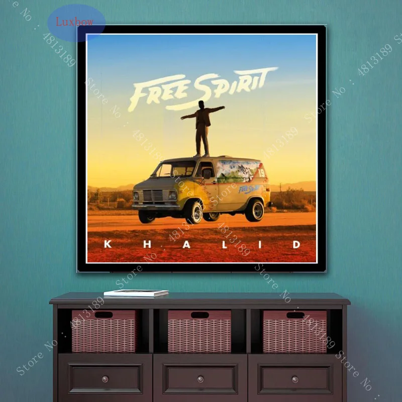 Хит продаж художественный музыкальный альбом Khalid Free Spirit певец звезда живопись