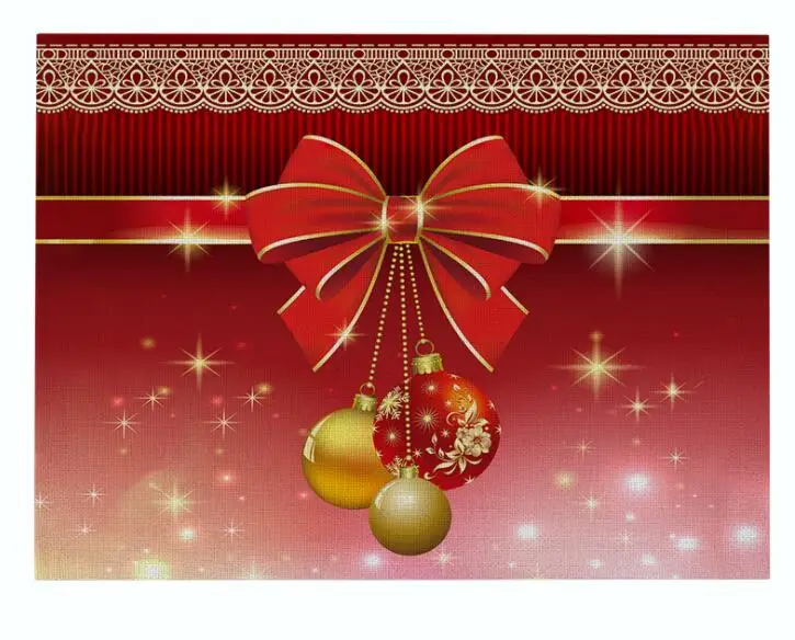 Merry Рождественская елка настольное коврики под посуду на стол Кухня инструмент Салфетки сервировочные каботажное судно Кофе Чай вечерние украшения прямоугольной формы - Цвет: color19