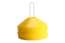 

wholesale high quality pe Sports marker training disc cone football agility training speed cones 50pcs with stand and bag set
