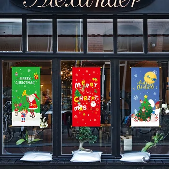 

Garland Christmas Door Banner 2020 Merry Christmas Decor for Home Christma Corridor Ornament Xmas Noel Gift Happy New Year 2021