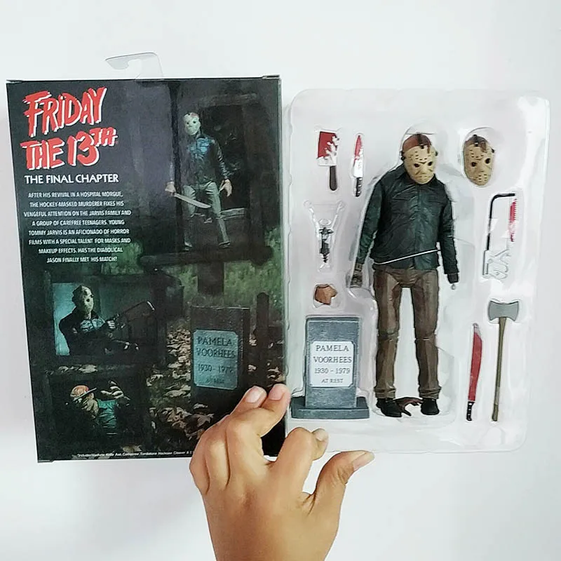 18 см NECA Friday 13 Voorhees Final Chapter Памела Джейсон фигурка модель игрушки кукла для подарка