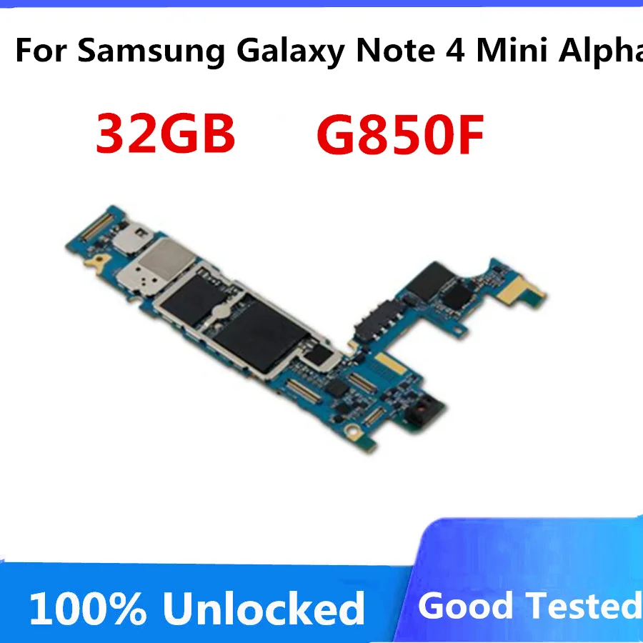 100% оригинальная разблокированная материнская плата 32 ГБ для Samsung Galaxy Alpha G850F с