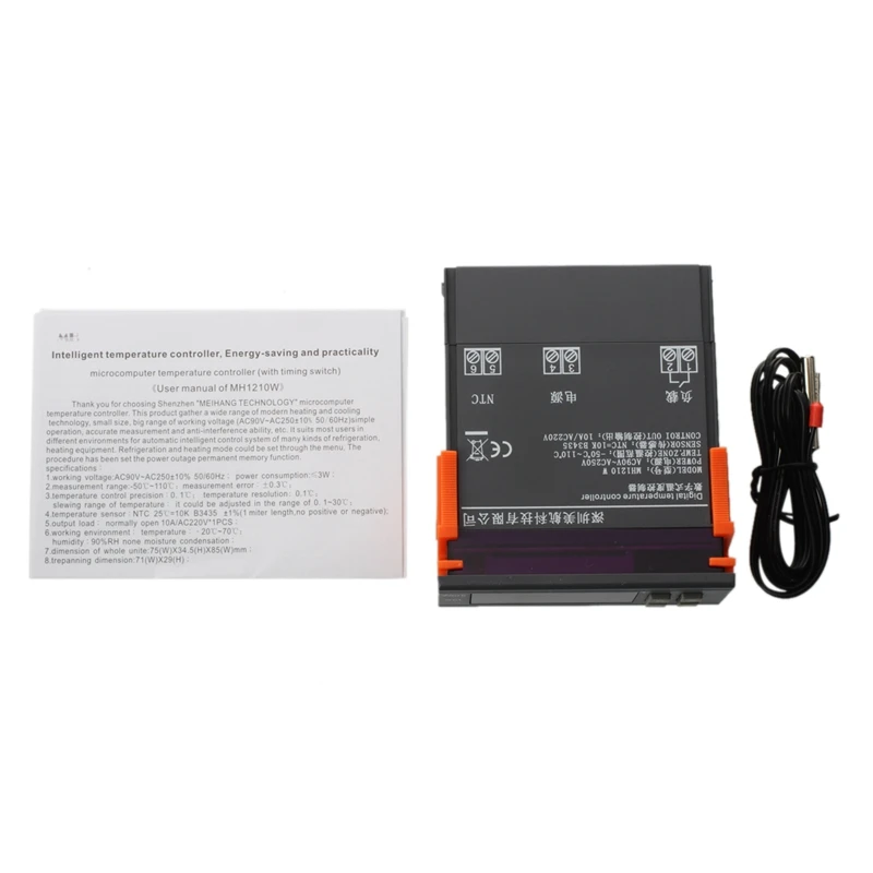 Промо-акция! Цифровой экран контроллера температуры AC 90 V-250 V MH1210W