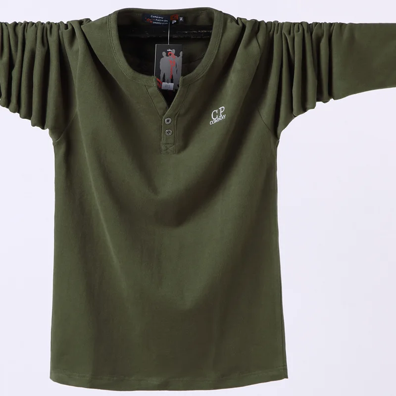 6913 Green Высокое качество хлопок Fat Guy плюс размер 4XL 5XL 6XL однотонная Повседневная рубашка поло с длинными рукавами мужская синяя зеленая 120 кг 130 кг - Цвет: 6913 Green