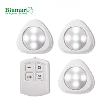 Беспроводной треугольник 5 шт. белый аварийный с пультом дистанционного управления Встроенный светодиодный настенный светильник снаружи Сказочный светильник с батарейками