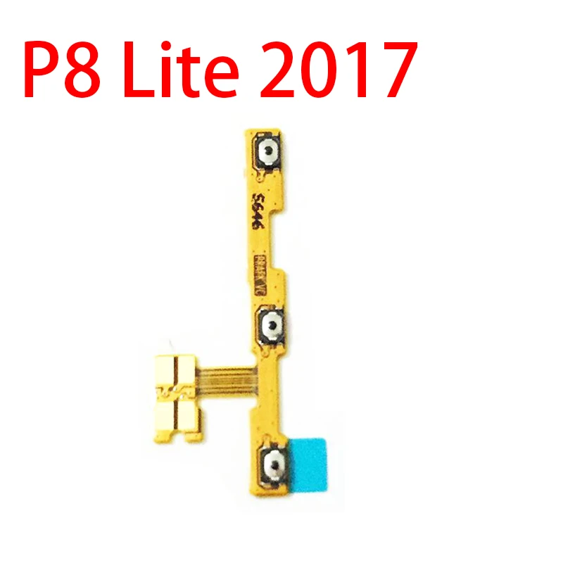 Новое включение/выключение питания, громкость ключ для боковой кнопки гибкий кабель для huawei P8 P9 P10 Plus P20 Lite P30 Pro запасные части - Цвет: P8 Lite 2017