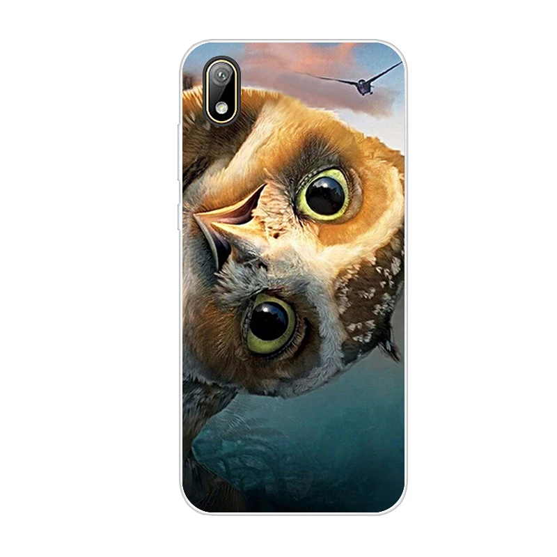 Серебристый For Huawei y5 Case bumper Silicone TPU back Cover Soft Phone case For Huawei Y5 coque bumper 5.71 inch Cat flower - Цвет: Серебристый