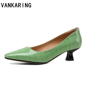 

green black navy blue print leather high heels women pumps women shoes zapato de mujer tacon office lady shoes woman heels pumps