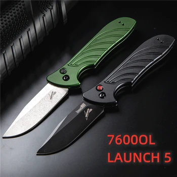 

IWOWN Kershaw 7600 LAUNCH 5 folding knife 154CM blade aluminum handle outdoor camping survival kitchen fruit knife EDC tool
