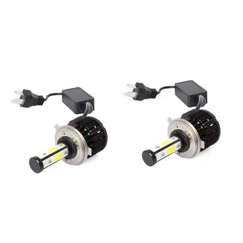 

1 Pair X6 Car Headlight H4 H7 9005 9006 Super Bright Waterproof LED Lamp Aluminum Alloy Auto Headlamp Light Heat-sink Lamp