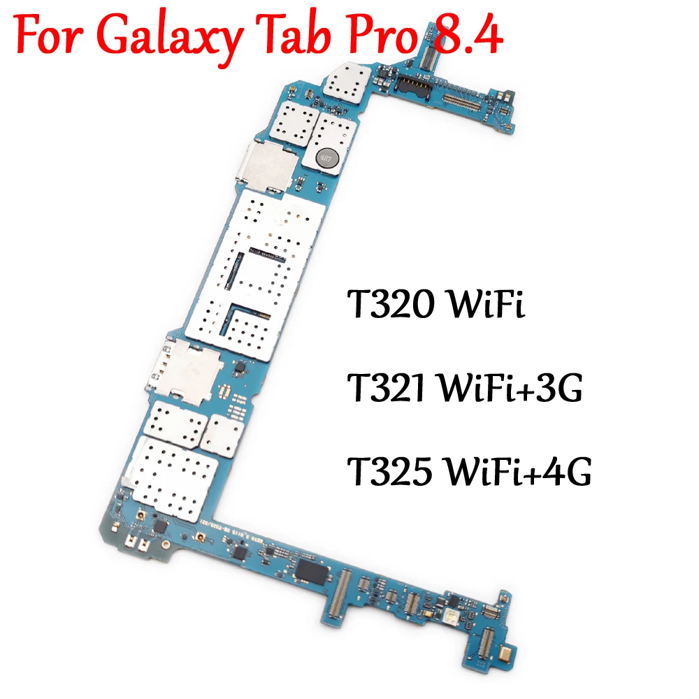 Протестированная Полная работа разблокировка материнская плата для samsung Galaxy Tab Pro 8,4 T320 T321 T325 логическая схема электронная панель глобальная прошивка