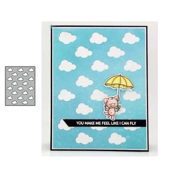 

Metal cutting dies Clouds background cut die mold decoration Scrapbook paper craft knife mould blade punch stencils die