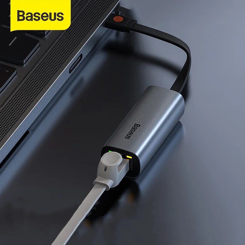 Ethernet-Adapter C-Network-Card Usb-Type Baseus Macbook RJ45 1000mbps Mi-Box 3-Switch