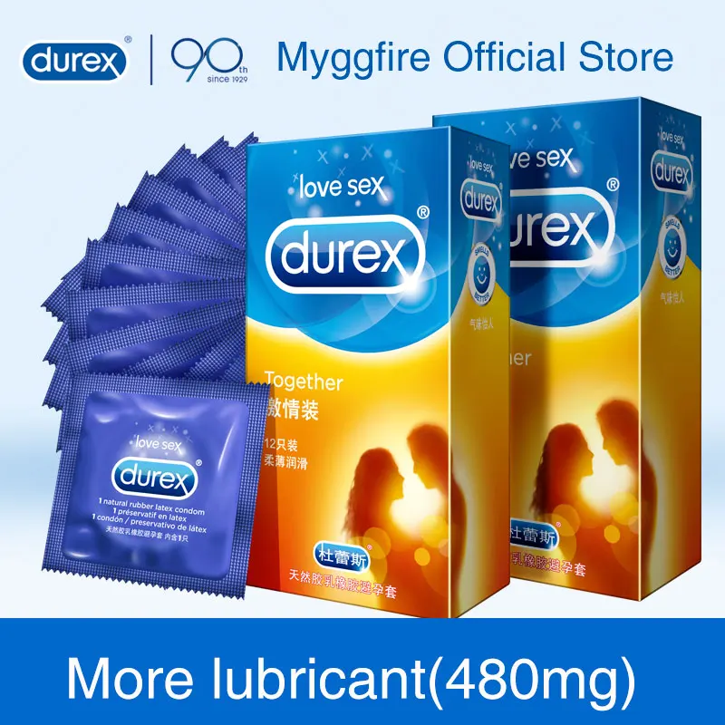 Презервативы Durex латексные со смазкой 52 мм 480 мг | Красота и здоровье