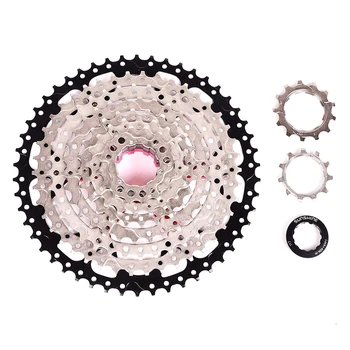 

9 Speed Outdoor MTB Road Bicycle Flywheel 11T Bicycle Big Uphill Climbing Cassette 11-50T Bike Chain Wheel Bike Parts