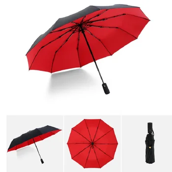 

Windproof Compact Travel Umbrella, Lightweight Sun&Rain Umbrella -Auto Open/Close Button 105cm