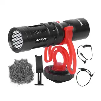 

Manbily VM-M10 Aluminium SLR Camera Professional Video Interview Mobile Phone Photography Recording Microphone for Nikon/Canon