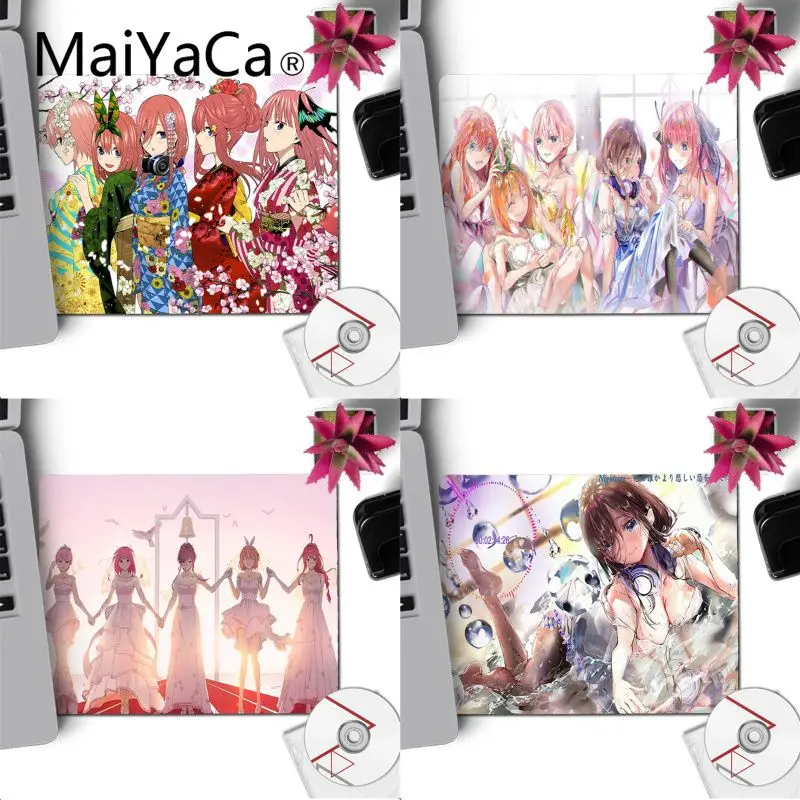 

MaiYaCa Anime Girl The Quintessential Quintuplets Mouse Pad gaming Mouse pad Rug For PC Laptop Notebook Computer 22X18CM