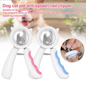 

Cat Grooming Pet Nail Clipper Professional with File Effective Anti-splash Cat Nail Clipper Dog Nail Grinder Safety Nail Scissor