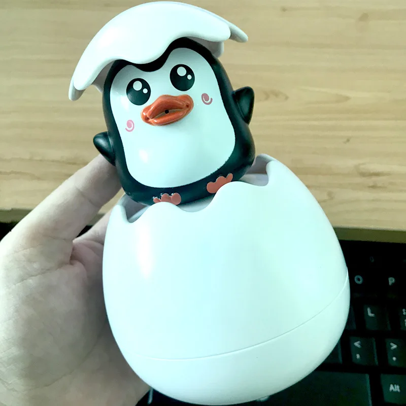 LOOZYKIT игрушки для ванной мультфильм утка для детей водные игрушки Детская ванная комната спринклер яйцо игрушки для ванной душ плавательный водные игрушки для детей