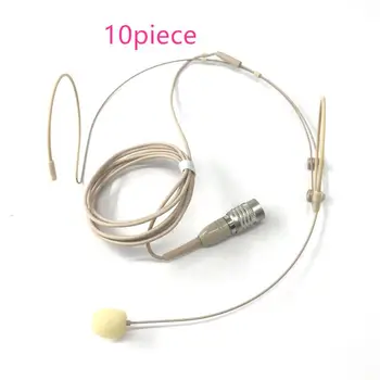 

Professional Condenser Headworn Headset Microphone with Mini 4Pin Connector for Audio Technica Wireless Body-Pack Transmitter