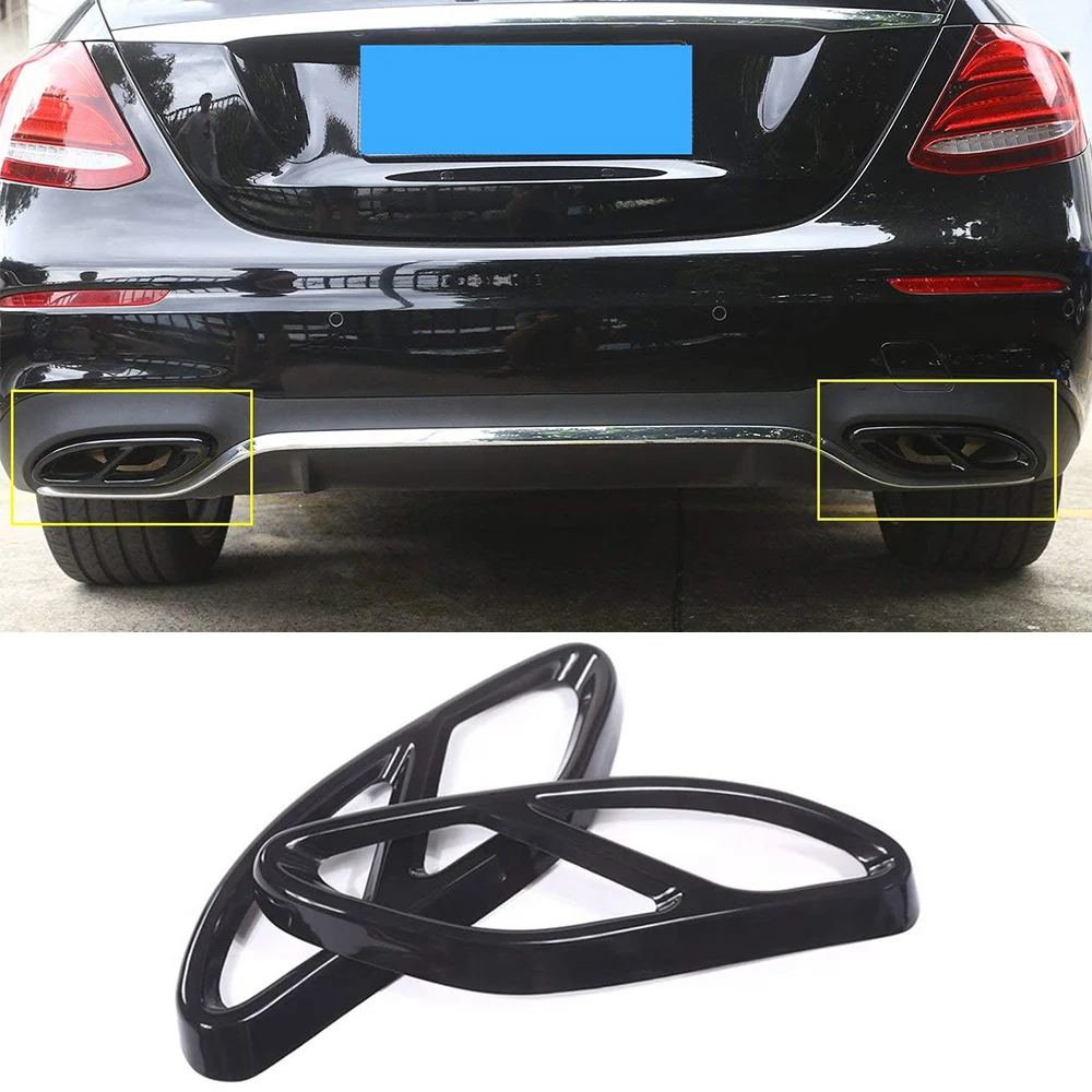 2 шт. крышка выхлопной трубы для Mercedes Benz AMG GLC A B E C W205 Coupe W213 W176 W246 2015-2017 |