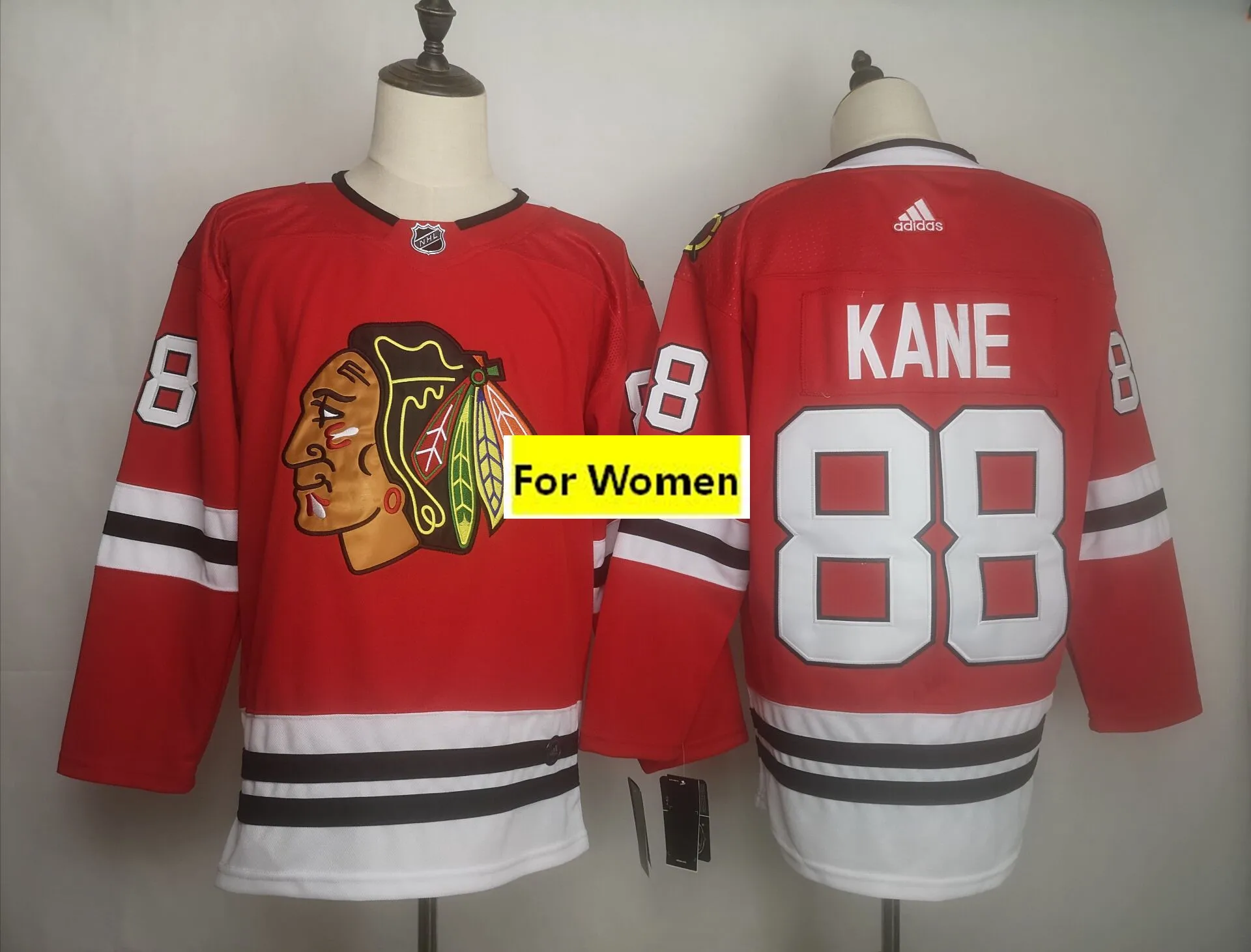 Новинка Все сшитые женские Майки Chicago#88 atrick Kane#19 Jonathan Toews