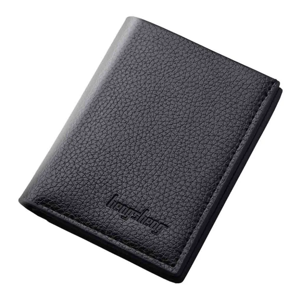 Men's Wallet Short Small Wallets Vertical Ultra-Thin Wallet Bank Card Card Package Small Purse (5)