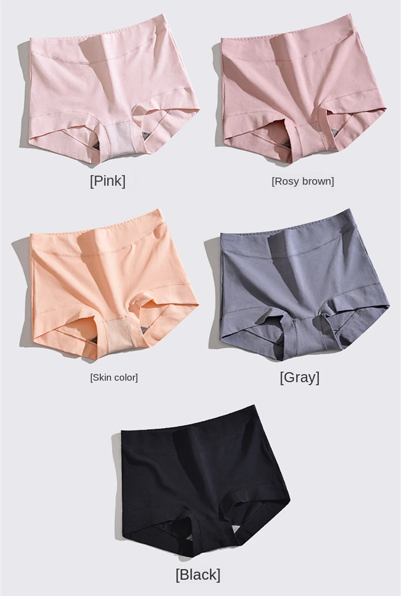 high waist cotton panties Pure Cotton Underwear Women New Autumn and Winter Shorts for Women Cozy Shorty Femme Antibacterial Boxer Mujer Sexy Hotpants high waisted cotton underwear