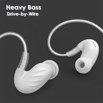 

Fashion In-Ear Sport Music Phone Earphone Heavy Bass Stereo Wire-Control Drive-by-Wire Earbuds with MIC Microphone For iphone