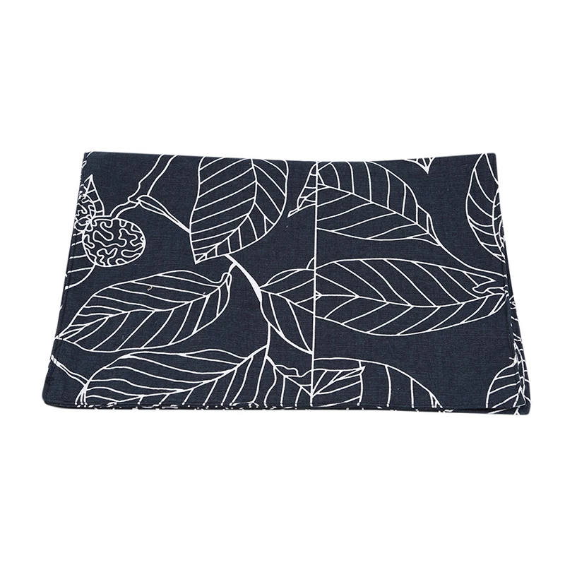 Navy blue Домашняя кухонная посуда изоляционный коврик льняная тканевая салфетка изоляционный коврик Украшение обеденного стола минималистичные западные подстилки-салфетки под столовые приборы - Цвет: Navy blue