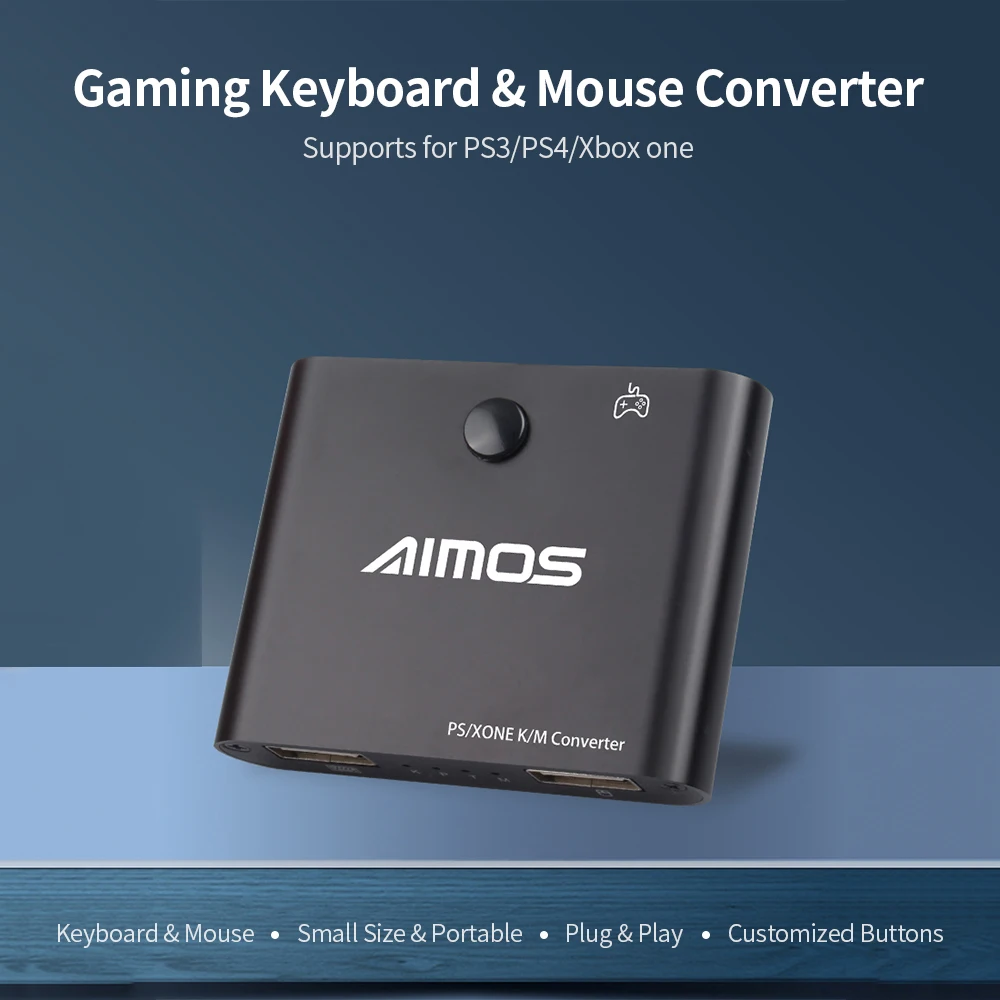 AIMOS AM PS401 игровая клавиатура и мышь конвертер адаптер для игрового контроллера